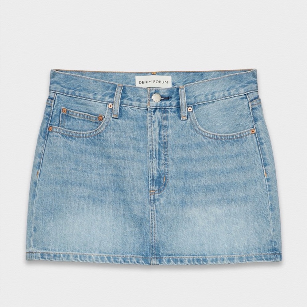 Denim Forum The ‘90’s Ricci Denim Skirt